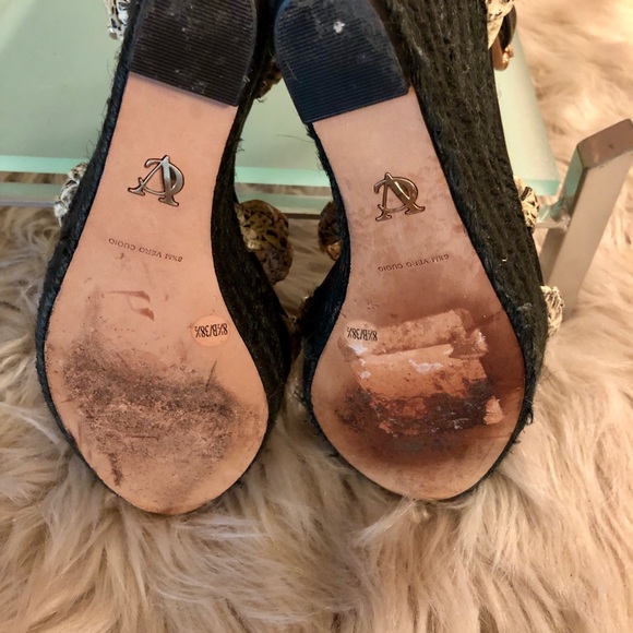 VC Collections Python embossed Leather espadrilles - Picture 8 of 8